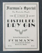 Ancienne étiquette furman d'occasion  Nantes-