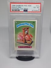 Usado, 1985 Garbage Pail Kids primera serie Reino Unido mini pegatina guillotina 37a PSA 6 segunda mano  Embacar hacia Argentina