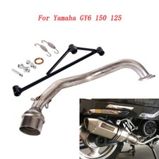 Tubulação de escape de motocicleta de aço inoxidável para Yamaha GY6 125 150 comprar usado  Enviando para Brazil
