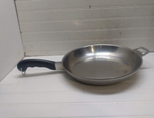 Usado, Saladmaster 12" Frigideira Gourmet Multi-Ply Aço Inoxidável Chef's Panela Salteada Sem Tampa comprar usado  Enviando para Brazil