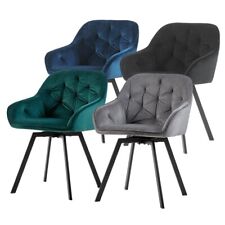Swivel velvet dining for sale  UK