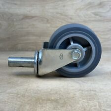 Usado, Roda rodízio andaime 5" X 1-1/2" borracha em poliolefina haste redonda 1" D comprar usado  Enviando para Brazil