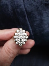 Diamond ring cluster for sale  Woodbridge
