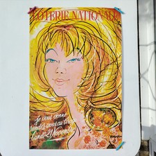 Affiche loterie nationale d'occasion  Theix