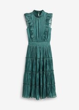 Neu satin stufenkleid gebraucht kaufen  Deutschland