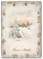 1967 paesaggio innevato usato  Fiumicello Villa Vicentina