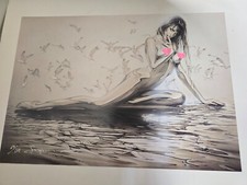 Litografia Hajime Sorayama, assinada e numerada 69/114 (24" x 17"), usado comprar usado  Enviando para Brazil