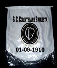 SPORT CLUB CORINTHIANS PAULISTA - BRASIL - Pennant - (4) Bandeira - Tecido - 40 cm comprar usado  Enviando para Brazil