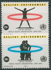 UNO New York 1993 Weltgesundheitsorganisation WHO Umwelt 648/49 postfrisch comprar usado  Enviando para Brazil