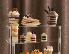 Transparent acrylic cake for sale  WEMBLEY