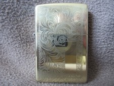 Brass venitian zippo for sale  NORWICH