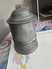 Antique pewter lidded for sale  LONDON