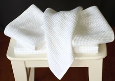 Toalha de banho 100% linho - Toalha de mão de linho waffle branco macio - 20x30", 16x28 polegadas comprar usado  Enviando para Brazil