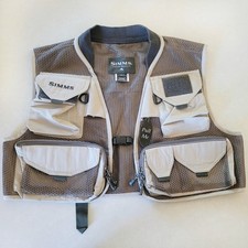 Colete de malha Simms Headwaters tamanho pequeno masculino NOVO bolso de carga colete de pesca com mosca comprar usado  Enviando para Brazil