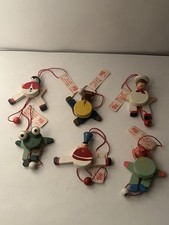 Lote de 6 brinquedos vintage mini madeira Sevi 2" puxar corda fantoche comprar usado Lote de 6 brinquedos vintage mini madeira Sevi 2" puxar corda fantoche comprar usado  Enviando para Brazil