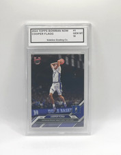 2024 Topps Bowman Now Cooper FLagg Rookie Graded Gem Perfeito Estado 10 Duke 1º Ano #1, usado comprar usado  Enviando para Brazil