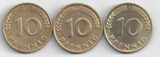 Deutschland pfennig 1949 gebraucht kaufen  Hameln