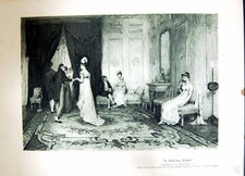 Old antique print for sale  UK