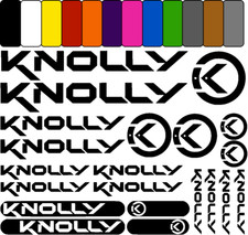 Knolly adesivo sticker usato  Spedire a Italy