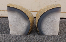 Geode rock bookends for sale  FAREHAM