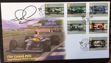 Campeão Mundial de F1 NIGEL MANSELL Assinado 3.7.2007 Grand Prix Motor Racing FDC comprar usado  Enviando para Brazil