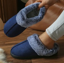 Women blue slippers for sale  Paramount