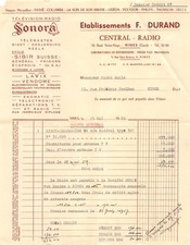 1959 central radio d'occasion  France