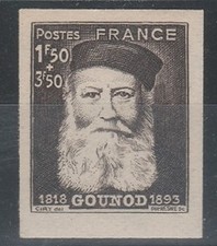 FRANCE - Non dentelé - n°601 **  - Charles Gounod, usado comprar usado FRANCE - Non dentelé - n°601 **  - Charles Gounod, usado comprar usado  Enviando para Brazil