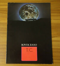 Catalogue rover 2000 d'occasion  Nantes-