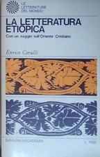 Cerulli letteratura etiopica usato  Fonte Nuova