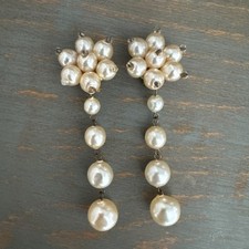 Vintage pearl clip d'occasion  Expédié en Belgium