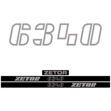 Zetor 6340 Tractor Aftermarket Naklejka Naklejka Adesivo Zestaw naklejek na sprzedaż  Wysyłka do Poland