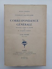 Charles baudelaire corresponda d'occasion  Dabo
