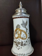 Hochzeitskrug bierkrug zinndec gebraucht kaufen  Rottach-Egern