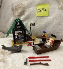 Vintage Lego Pirates 6258 Shanty przemytnika (kompletny bez instrukcji) wydanie z 1992 roku na sprzedaż  Wysyłka do Poland