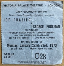 Rare joe frazier for sale  BRIDGNORTH