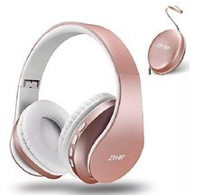 Auriculares Bluetooth ZIHNIC Sobre la Oreja, Plegables Inalámbricos y Auriculares Estéreo con Cable segunda mano  Embacar hacia Mexico