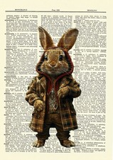 Whimsical rabbit dictionary for sale  Hernando