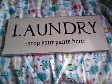 Laundry sign funny for sale  NEWCASTLE UPON TYNE