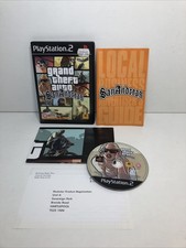 Grand Theft Auto San Andreas PS2 Sony PlayStation Testowane w komplecie z mapą na sprzedaż  Wysyłka do Poland