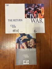Civil War: Front Line #9, The Return #1 & Civil War #6 (Marvel Comics) comprar usado  Enviando para Brazil