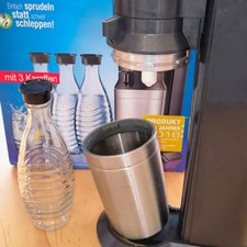 Sodastream crystal glasflasche gebraucht kaufen  Bremen