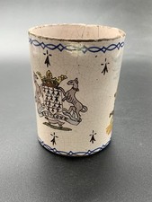 Ancienne chope faience d'occasion  Pont-de-l'Arche