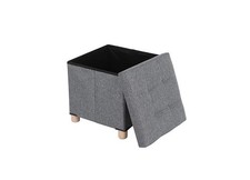 Folding storage ottoman for sale  SALFORD
