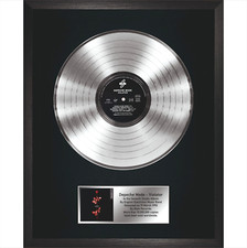 Usado, Depeche Mode – Violator / LP Platinum 12" / Lembrança em moldura preta / Lembranças comprar usado  Enviando para Brazil