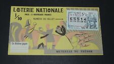 Billet loterie nationale d'occasion  Vendat