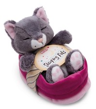 NICI Przytulanka Szary kot śpiący w koszyku 12cm - Nowa i oryginalna na sprzedaż NICI Przytulanka Szary kot śpiący w koszyku 12cm - Nowa i oryginalna na sprzedaż  PL