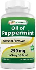 Best Naturals Peppermint Oil Intestinal Calmante, 250 mg, 120 Cápsulas comprar usado  Enviando para Brazil