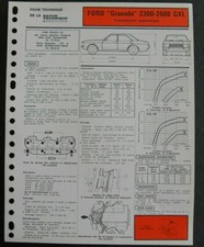 Fiche technique automobile d'occasion  France