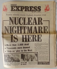 Chernobyl nuclear disaster for sale  IPSWICH